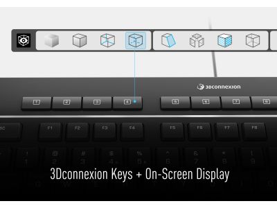 3DC Keyboard Pro with Numpad (UK) - 3DX-700096