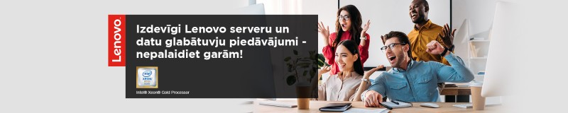  Izdevīgi Lenovo serveru un datu glabātuvju piedāvājumi - nepalaidiet garām! 